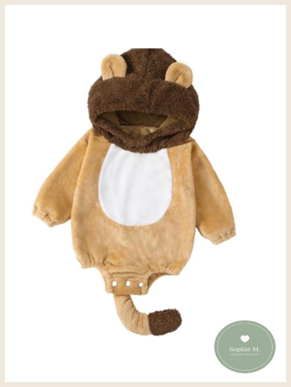 Baby Halloween Animal Hooded Romper Costume Fleece